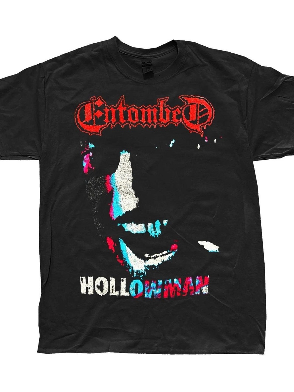 Black Graphic Band Tee - Hollowman Design